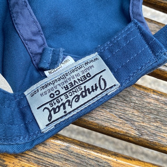 Club Car Blue Cap golf cart hat adjustable back buckle strap full 6 panel - Picture 6 of 7